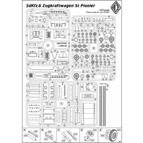 SdKfz.6 Zugkraftwagen 5t Pionier 1/72 ACE 72567