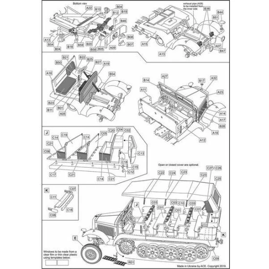 SdKfz.6 Zugkraftwagen 5t Pionier 1/72 ACE 72567