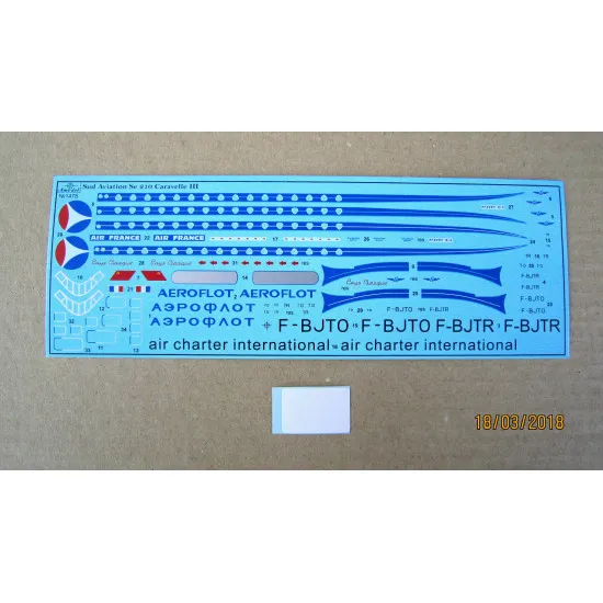 Amodel 1478 - 1/144 SE-210 Caravelle III Air France, scale plastic model kit