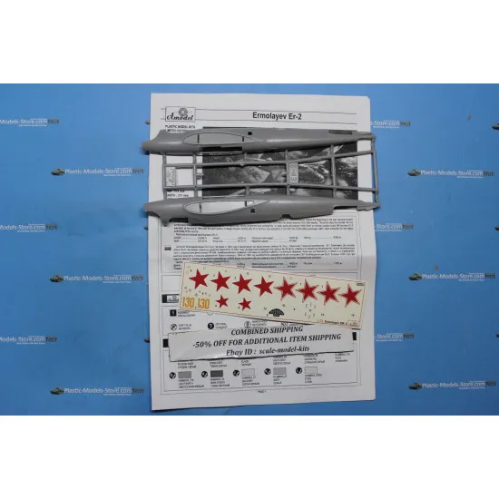 Amodel 72109 - 1/72 Soviet long-range bomber Er-2, scale plastic model kit