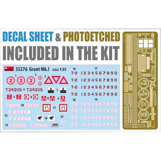 Grant Mk.I British Army 1/35 Miniart 35276