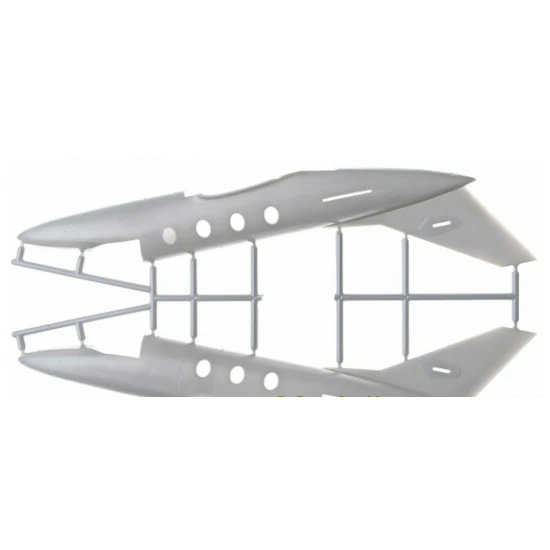 Amodel 72245 - 1/72 Building Airplane Aircraft Dassault Falcon-10, model kit