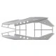 Amodel 72245 - 1/72 Building Airplane Aircraft Dassault Falcon-10, model kit
