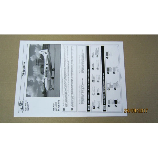 Amodel 72294 - 1/72 'Dove' British Civilian Aircraft (PE parts) scale model kit
