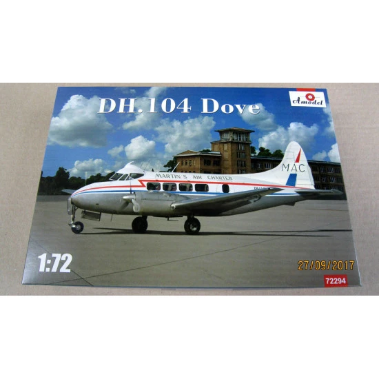 Amodel 72294 - 1/72 'Dove' British Civilian Aircraft (PE parts) scale model kit