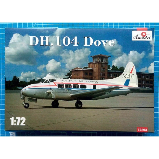 Amodel 72294 - 1/72 'Dove' British Civilian Aircraft (PE parts) scale model kit