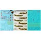 Foxbot 48-021 - 1/48 Red Snake Soviet P-39 Airacobras and Stencils Part 1