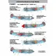 Foxbot 48-024 - 1/48 Decals for Soviet Fighter Lavochkin LA-5FN Part 2 Scale
