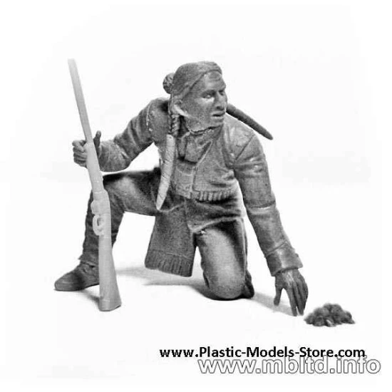 U.S. Civil War Series Yankee Scout and Tracker 2 horses 2 figures 1/35 Master Box 3549