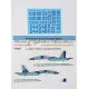 Foxbot 48-025 - 1/48 Decals Numbers for Sukhoi SU-27S, Ukrainian Air Forces