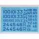 Foxbot 48-025 - 1/48 Decals Numbers for Sukhoi SU-27S, Ukrainian Air Forces