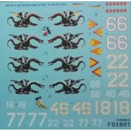 Foxbot 48-028 - 1/48 Sukhoi SU-24M Ukrainian Air Forces Ukrainian Dragons