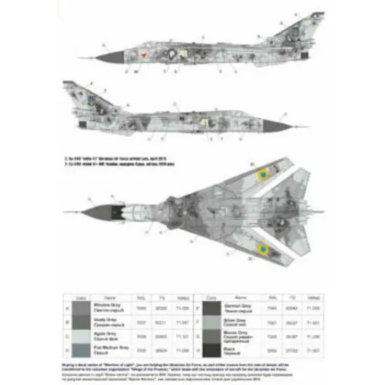 Foxbot 48-030 - 1/48 Decals for Stenchils for P-38 Lightning Scale Accessories