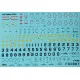 Foxbot 48-030 - 1/48 Decals for Stenchils for P-38 Lightning Scale Accessories
