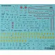 Foxbot 48-031 - 1/48 Decals for Stencils for P-39 Aircobra Scale Accessories