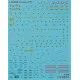 Foxbot 48-034 - 1/48 Decals for Stencils for SU-25UB Accessories for military