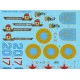 Foxbot 48-035 - Decals 1/48 For Ukrainian Foxbats MiG-25PDS Air Force Military