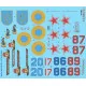 Foxbot 48-035T - 1/48 Decals for Ukrainian Foxbats: MIG-25PDS and Stencils