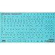 Foxbot 48-038 - 1/48 Decals for Stencils for MIG-25 Accessories for Military