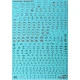 Foxbot 48-038 - 1/48 Decals for Stencils for MIG-25 Accessories for Military