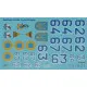 Foxbot 48-041T - 1/48 Digital Rooks SU-25UB Ukrainian Air Forces and Stencils