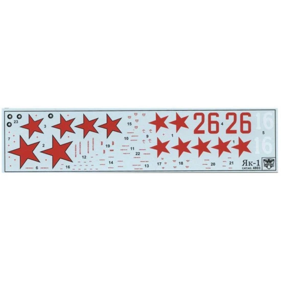 Yak -1 Soviet Fighter (early 1940) WWII 1/48 ModelSvit 4803