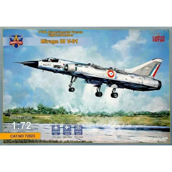 French Dassault Mirage III V-01 1/72 ModelSvit 72023