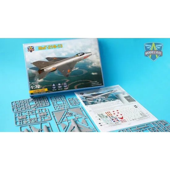 MiG-21F-13 supersonic jet fighter 1/72 ModelSvit 72042