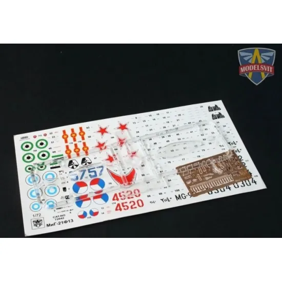 Us Stock Mig-21f-13 Supersonic Jet Fighter 1/72 Modelsvit 72042