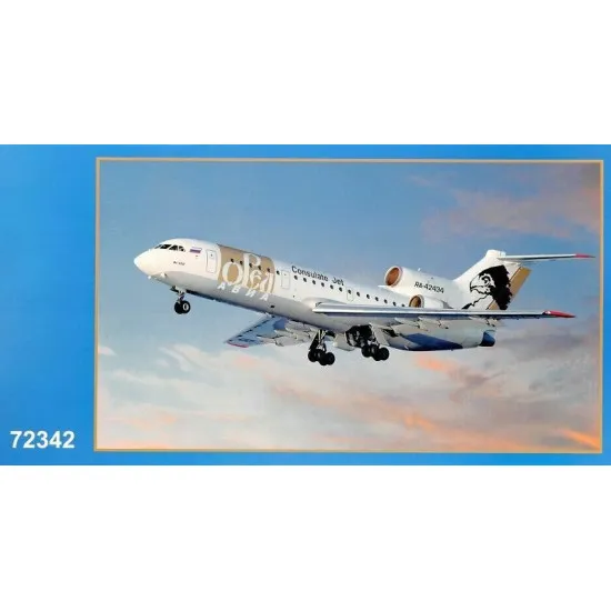 Amodel 72342 - 1/72 Yakovlev Yak-42D Orel avia scale plastic model kit