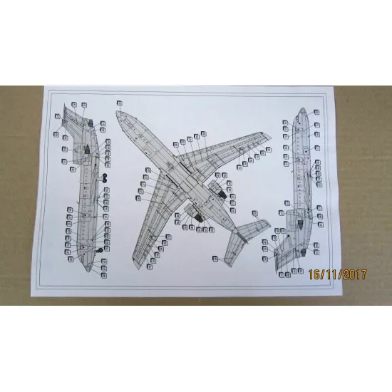 Amodel 72342 - 1/72 Yakovlev Yak-42D Orel avia scale plastic model kit