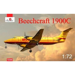 Amodel 72345 - 1/72 Beechcraft 1900C DHL, scale plastic model kit