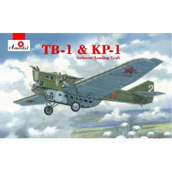 Amodel 72351 - 1/72 Airborne Landing Craft TB-1 & KP-1 scale plastic model kit