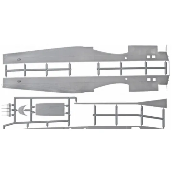 Amodel 72351 - 1/72 Airborne Landing Craft TB-1 & KP-1 scale plastic model kit