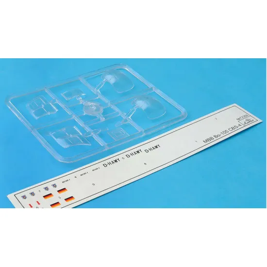 Amodel 72355 - 1/72 Helicopter MBB BO - 105CBS - 4, scale plastic model kit