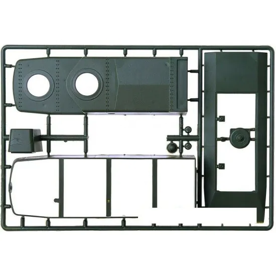 MBV-2 motorized armored railcar with 76,2-mm tank guns L-11 1/72 UMT 675