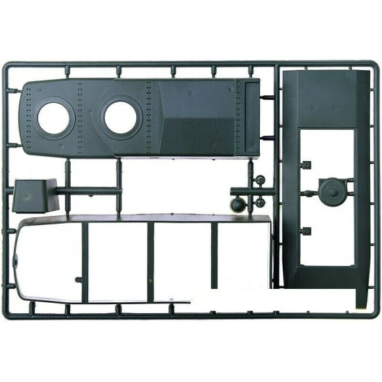 MBV-2 motorized armored railcar with 76,2-mm tank guns F-34 1/72 UMT 677