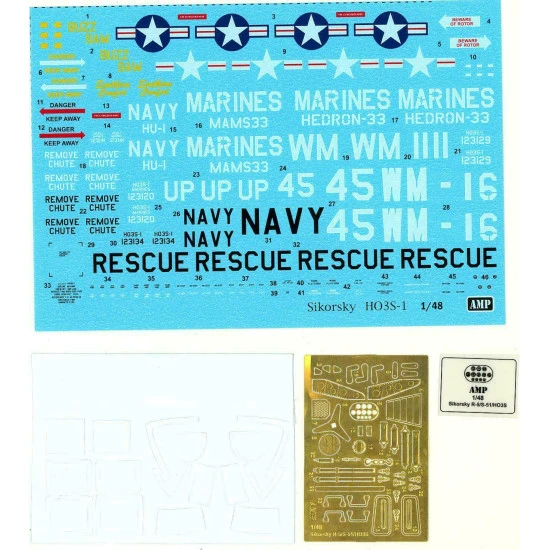 AMP 48-001 1/48 Sikorsky HO3S-1