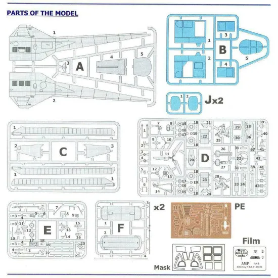 Sikorsky R-5/S-51 USAF rescue1/48 AMP 48-002