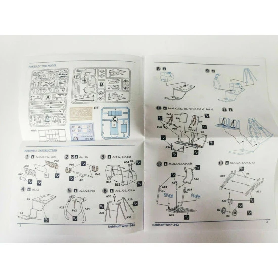 Doblhoff WNF 342 German WW II helicopter 1/48 AMP 48-008