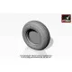 Sukhoj Su-27 Flanker early wheels w/ weighted tires 1/32 Armory AW32004b