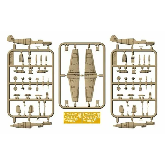 Messerschmitt Bf 109E WWII in the beginning 1/144 Armory AR14303