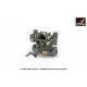 M45 Quadmount,US WWII 4x12.7mm M2HB Turret M20 Pre-Order 1/72 Armory AR72239