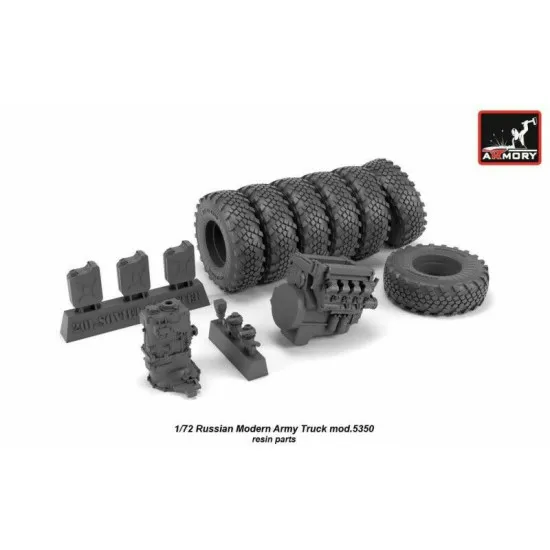 Russian Modern 6x6 Military Cargo Truck 5350 Limited Armory 1/72 AR72407-R