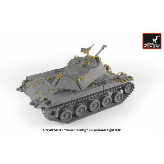 M41A1/A2 Walker Bulldog US post-war Light tank Pre-Order 1/72 Armory AR72412