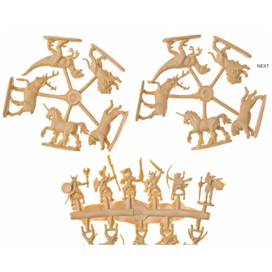 Alliance 72026 - 1/72 Modern Mounted Amazons, Set 1, scale plastic model kit