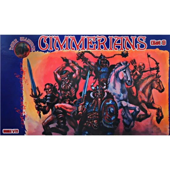 Alliance 72027 - 1/72 Cimmerians, Set 1, (Fantasy Series), scale plastic model