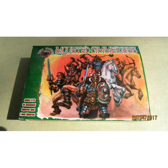 Alliance 72029 - 1/72 Mounted Cimmerians (Fantasy Series), scale plastic model