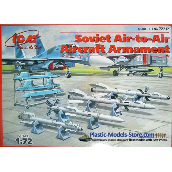 Soviet air-to-air aircraft armament MiG-29 Su-27 etc 1/72 ICM 72212