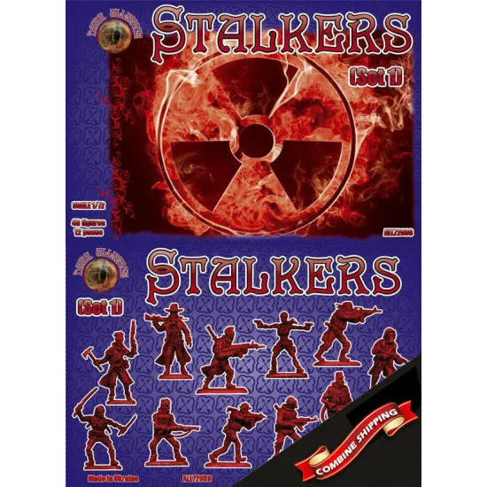 Alliance 72039 - 1/72 Stalkers (Set 1), (Fantasy Series) scale plastic model kit